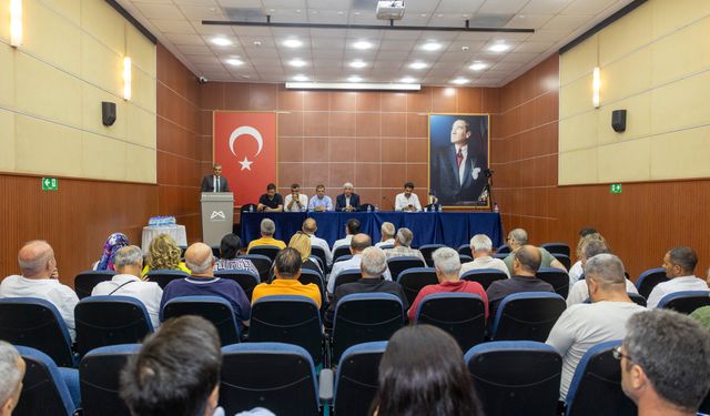 Mersin’in muhtarları bir arada… Bölgenin sorunları masaya yatırıldı