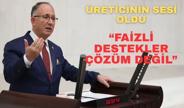 Milletvekili Kılıç, don felaketi sonrası çiftçinin sesi oldu... "Faizli destekler çözüm değil"