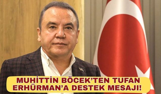Muhittin Böcek’ten KKTC Cumhurbaşkanı Tufan Erhürman’a destek mesajı!