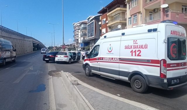 Sürücü hatası kazaya neden oldu