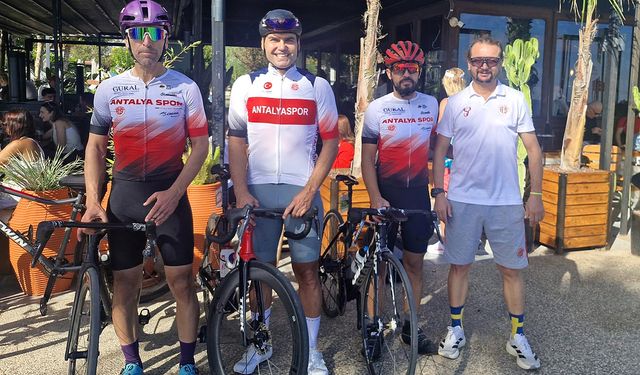 Antalyaspor’un tecrübeli pedalı Nuri Acar Gran Fondo Antalya’da birinci