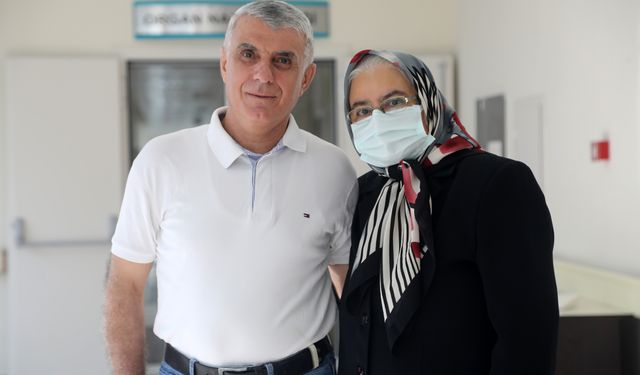 37 yıllık eşinin böbreğiyle yaşama tutundu