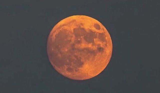 Antalya’da Kunduz Dolunayı görenleri büyüledi