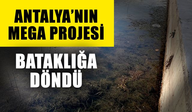 Antalya’nın mega projesi bataklığa döndü