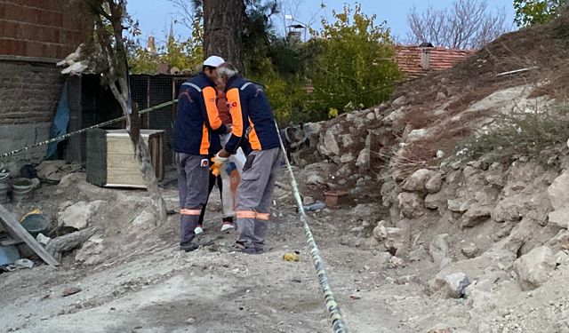 Belediye ekipleri çalışma sırasında insan kemikleri buldu!