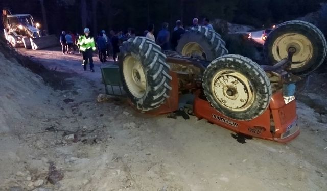 Burdur’da feci kaza... Traktörün altında can verdi