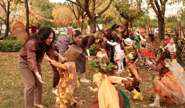 Çolaklı Kreş’ten sonbaharın renkleriyle dolu sanat sokağı