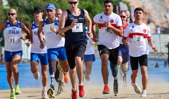 Engelsiz sporun kalbi Alanya’da attı