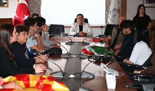 Erasmus öğrencilerinden Kemer Belediyesi’ne ziyaret