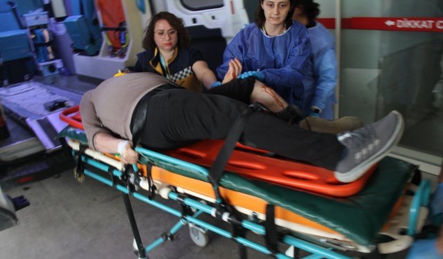 Hastane acilindeki tatbikat gerçeğini aratmadı