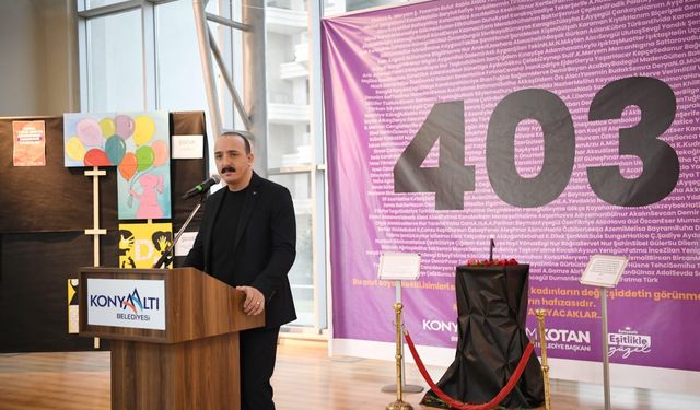 Kotan, “Konyaaltı Belediyesi olarak şiddetin her türlüsüne karşıyız”