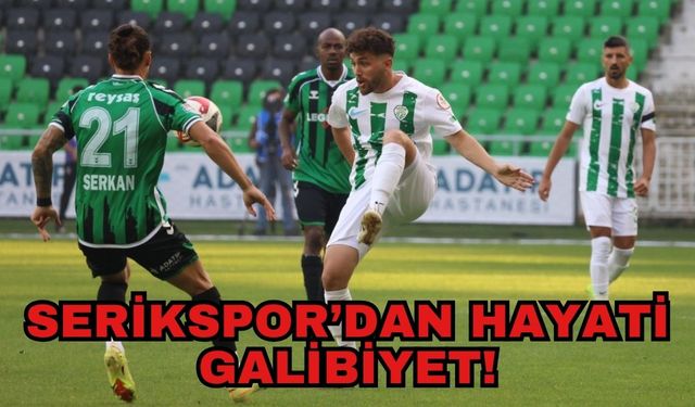 Serikspor’dan hayati galibiyet 3-2... Yıldızlar topluluğu Sakarya’yı evinde devirdi