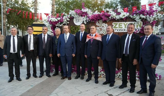 Uluslararası Milas Zeytin Hasat Şenliği renkli görüntülere sahne oldu