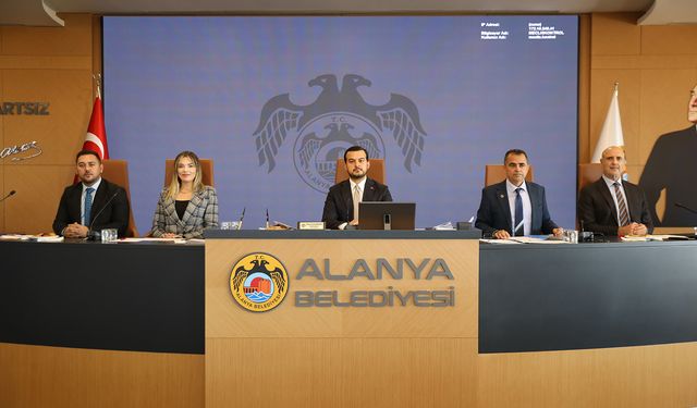 Alanya Belediyesi 2025 yılı son meclis toplantısı gerçekleştirildi