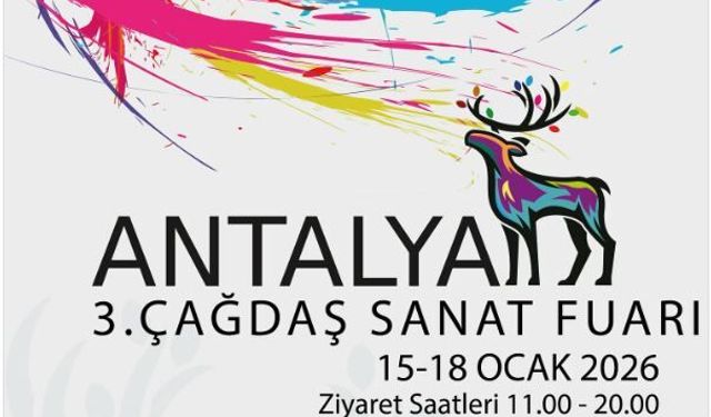 3. Antalya Çağdaş Sanat Fuarı açılış tarihi belli oldu