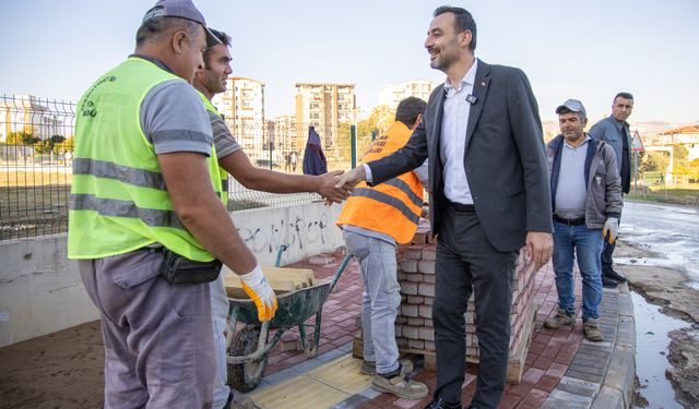 Antalya’da belediye başkanı çalışmaları inceledi