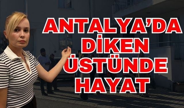 Antalya’da diken üstünde hayat