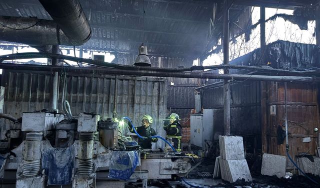 Burdur OSB’de yangın paniği