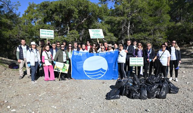 Kemer Belediyesi’nden Çalış Tepesi’nde çevre temizliği