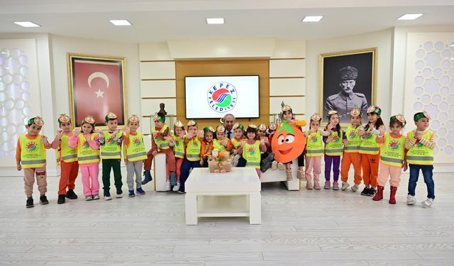 Kepez’in kreş öğrenciler Yerli Malı Hastası’nı kutladı