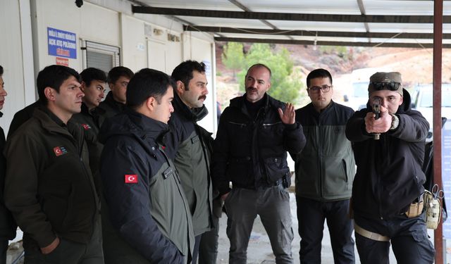 Muğla Orman Bölge Müdürlüğü personeline silah eğitimi verildi