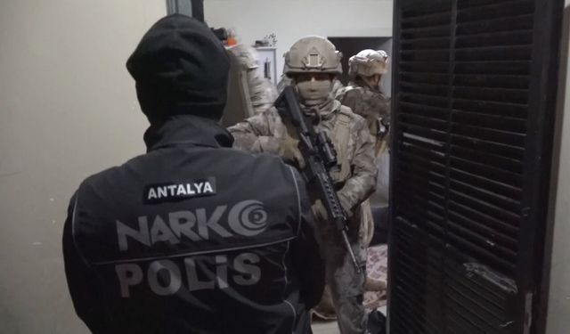 'Narkokapan Antalya' operasyonunda 455 tutuklama