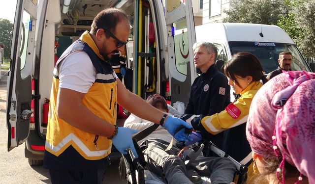 Yangına uykuda yakalandı, dumandan etkilendi