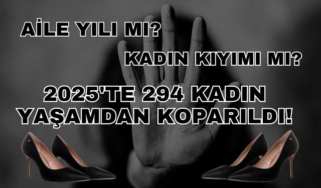 “Aile Yılı” mı, kadın kıyımı mı? 2025’te 294 kadın yaşamdan koparıldı