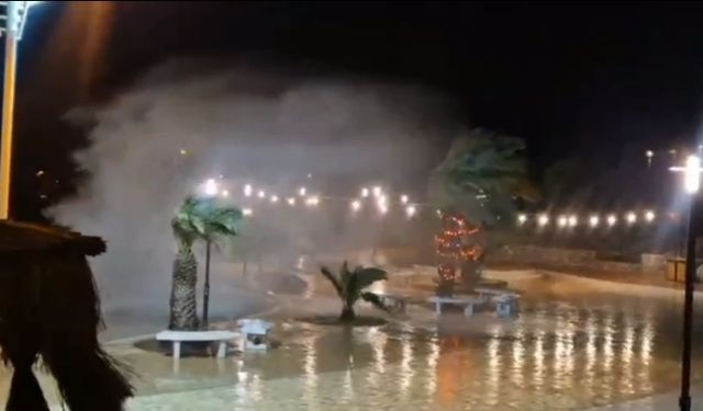 Datça'da fırtına alarmı! Tekne sahipleri limana akın etti