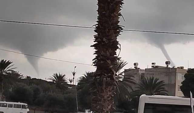 Mersin açıklarında çifte hortum