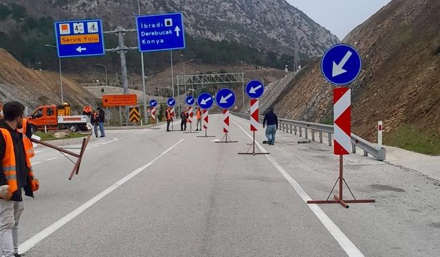 Antalya Konya yolu ne zaman açılacak?