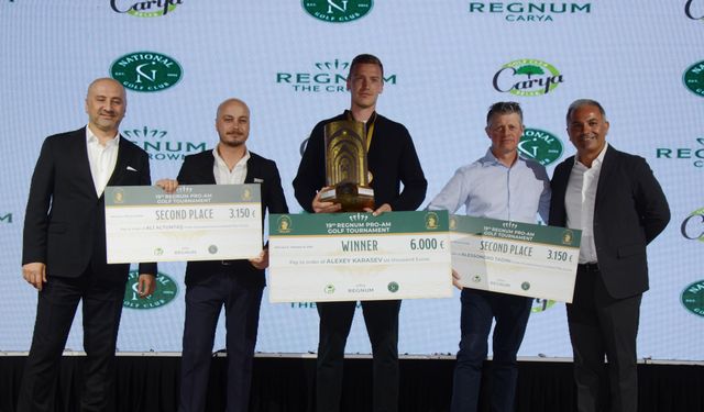 Antalya’daki Regnum Pro-Am'de kazanan Alexey Karasev oldu