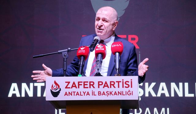 Ümit Özdağ'dan Antalya'da 'eşit adalet' çağrısı