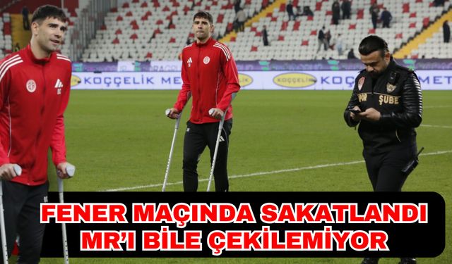 Fenerbahçe maçında sakatlandı, MR’ı bile çekilemiyor
