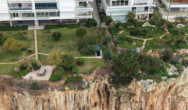 Falezlerdeki kaçak asansör ve baraka için yıkım kararı