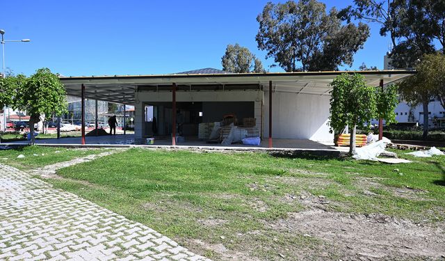 Kemer Belediyesi Deniz Kafe için hazırlanıyor