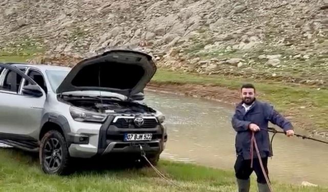 Antalya’da keyif yapmak isterken mahsur kaldılar
