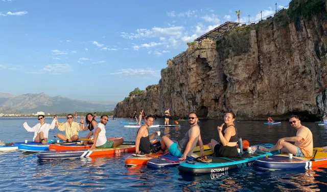 Antalya’da SUP sporuna saat sınırı geldi