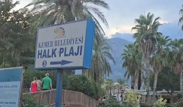 Antalya’da vatandaşlar halk plajı işgaline isyan etti