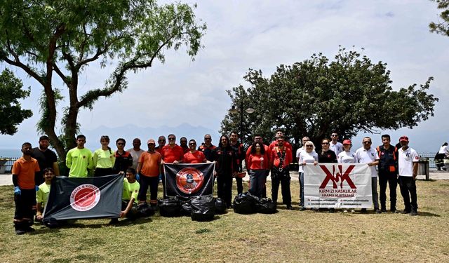 Antalya’nın falezleri nefes aldı
