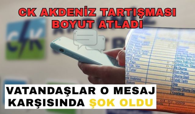 CK Akdeniz tartışması boyut atladı: Vatandaşlar o mesaj karşısında şok oldu