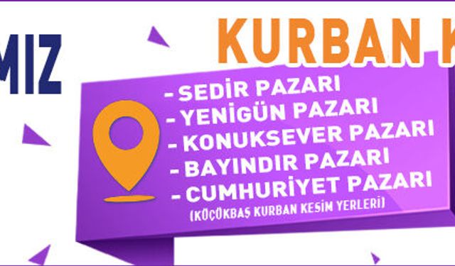 Muratpaşa  Belediyesi Kuban Bayramı ilanı