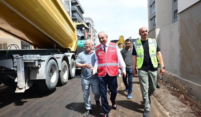 Kepez Belediye Başkanı Mesut Kocagöz çalışmaları inceleme altına aldı
