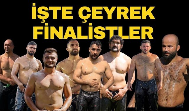 Manavgat'ta çeyrek finale kalan başpehlivanlar belli oldu