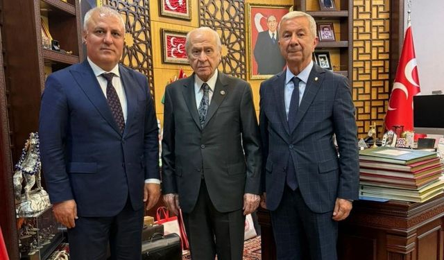 ALTSO Başkanı Erdem, Alanya'nın geleceğini Bahçeli ile görüştü