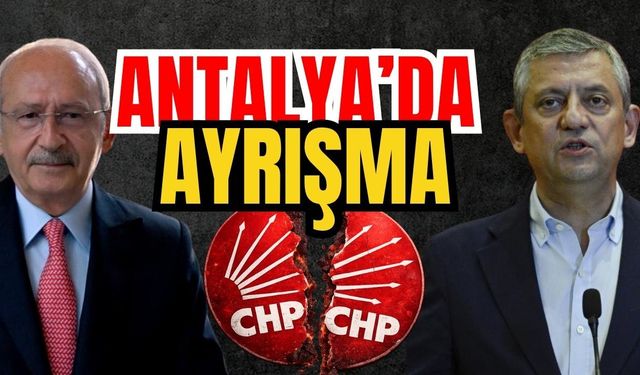 Antalya’da ayrışma! Antalya’da taraflar belli oldu