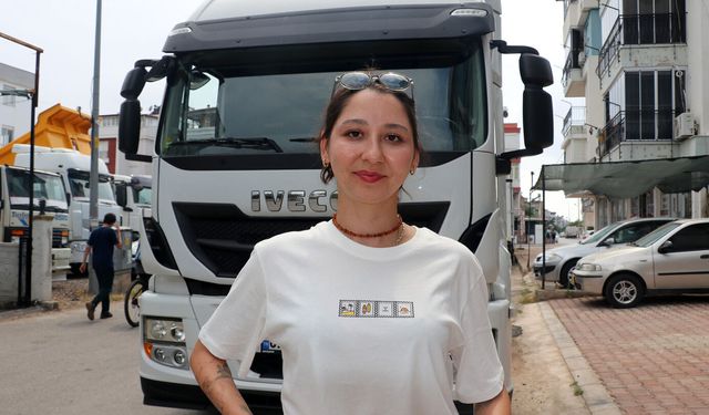 Begüm, memuriyeti bırakıp Avrupa yollarında TIR şoförü oldu