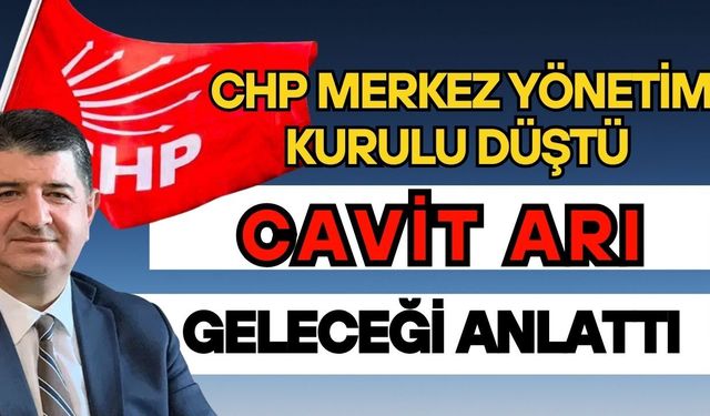 CHP merkez yönetim kurulu düştü Cavit Arı geleceği anlattı