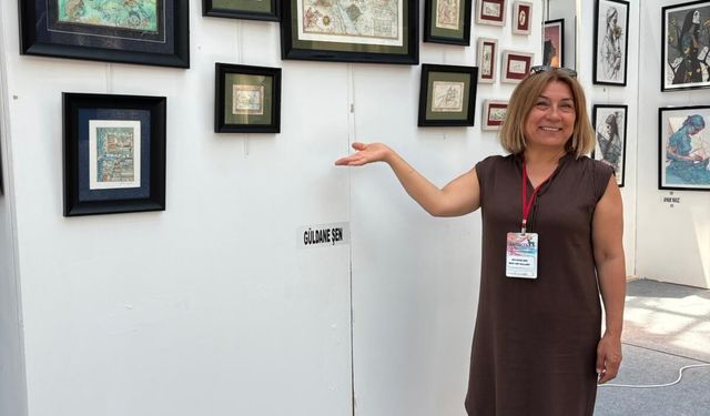 Minyatür sanatın çağdaş yorumu fuarda ilgi topladı