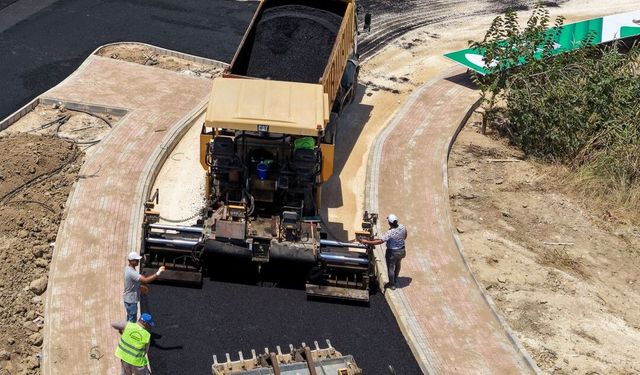 Antalya Manavgat’ta D-400 bağlantı yoluna ulaşım hamlesi